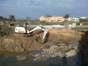 excavaciones con nivel freatico